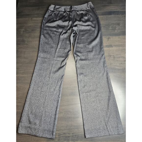 Anne Klein AK Suit Pants Women's Size 10 Gray Polyester Blend Wide Straight Leg - Picture 2 of 8